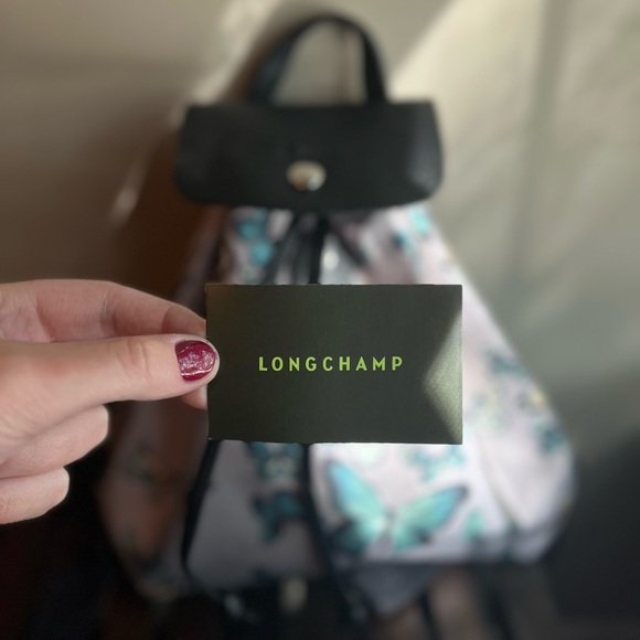 Brand New Authentic Limited Edition Longchamp Butterfly Pack Purse - Picture 4 of 8